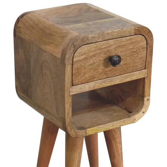 Buy Extra Mini Oak-ish Curve Lower Bedside, 5 image