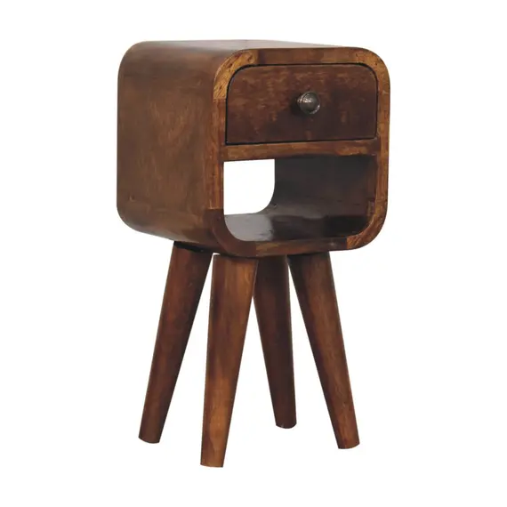 Buy Extra Mini Chestnut Curve Lower Bedside, 3 image