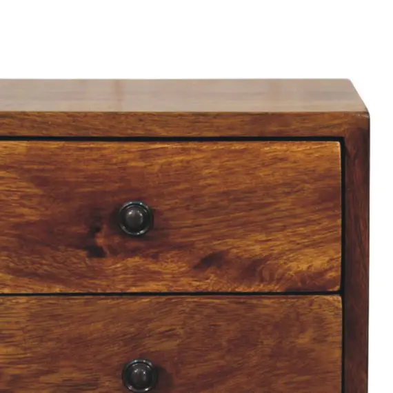 Buy Solis 2-Drawer Chestnut Wall Mounted Nightstand, 4 image