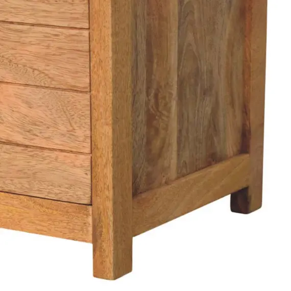 Buy Oxford Oak-ish 2 Drawer Storage Bench, 7 image
