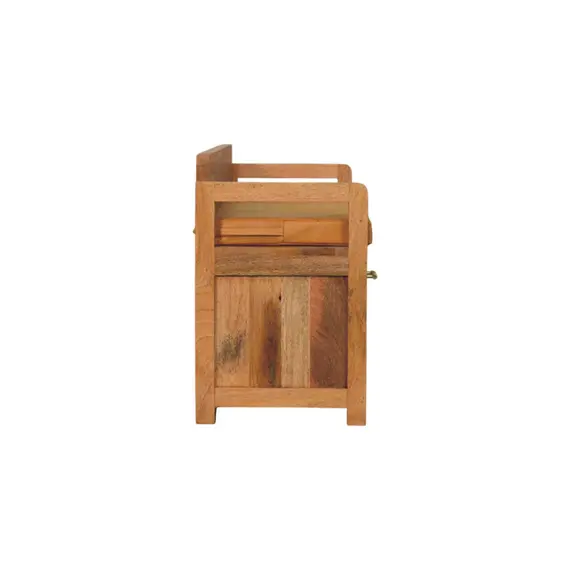 Buy Oxford Oak-ish 2 Drawer Storage Bench, 8 image