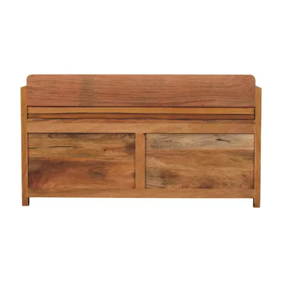 Buy Oxford Oak-ish 2 Drawer Storage Bench, 9 image