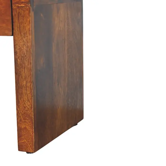 Buy Mini Darcy Chestnut Nightstand with Curved Edges, 6 image