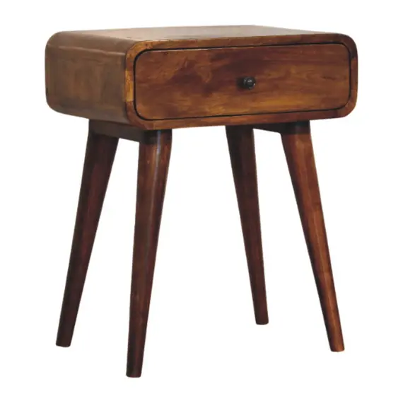 Buy Avora Chestnut Nightstand with 1 drawer, 2 image