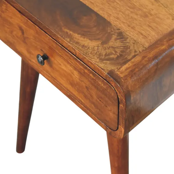Buy Avora Chestnut Nightstand with 1 drawer, 4 image