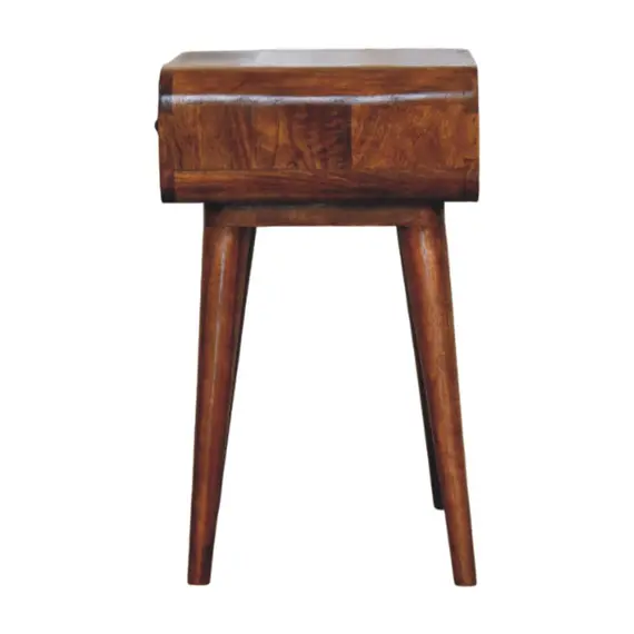 Buy Avora Chestnut Nightstand with 1 drawer, 7 image