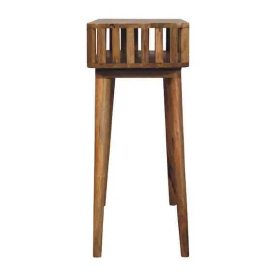 Buy Slatted Oak-ish Console, 7 image