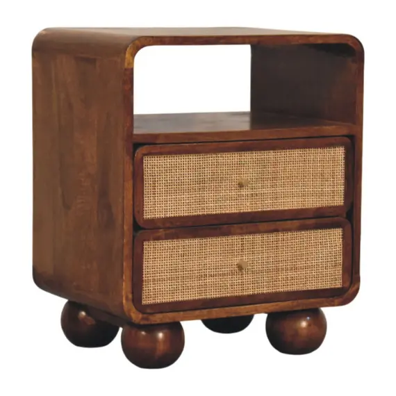 Buy Larissa 2 Drawer Chestnut Nightstand, 2 image