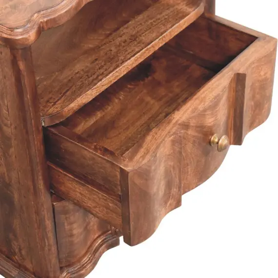 Buy Lume Roasted Shelf Bedside Table, 5 image
