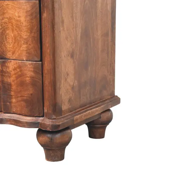 Buy Lume Roasted Shelf Bedside Table, 6 image