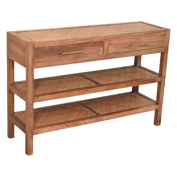 Buy Saffron Rattan Console, 3 image