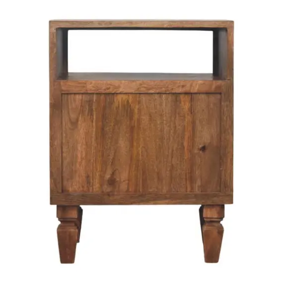 Buy Cadiz Carved Open-Shelf Bedside, 8 image
