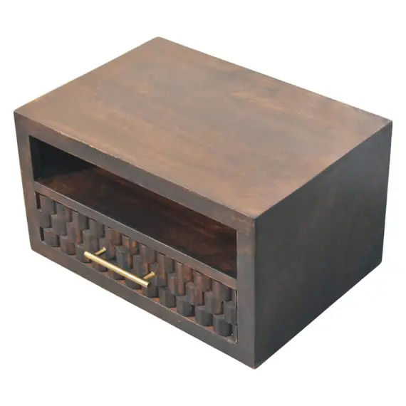 Buy Cadiz Carved Open-Slot Bedside, 4 image