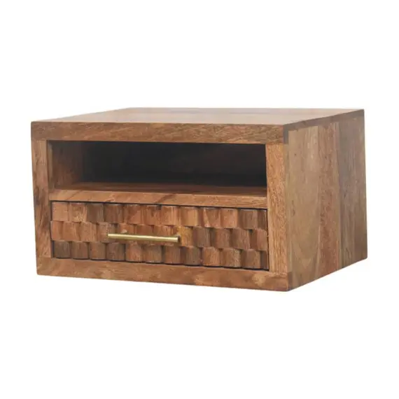 Buy Cadiz Carved Slot-Drawer Bedside, 2 image