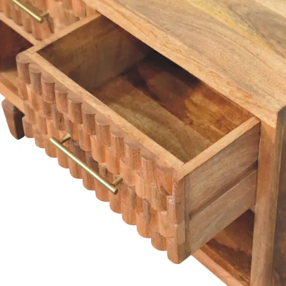 Buy Cadiz Carved Entryway Shoe Cabinet, 5 image