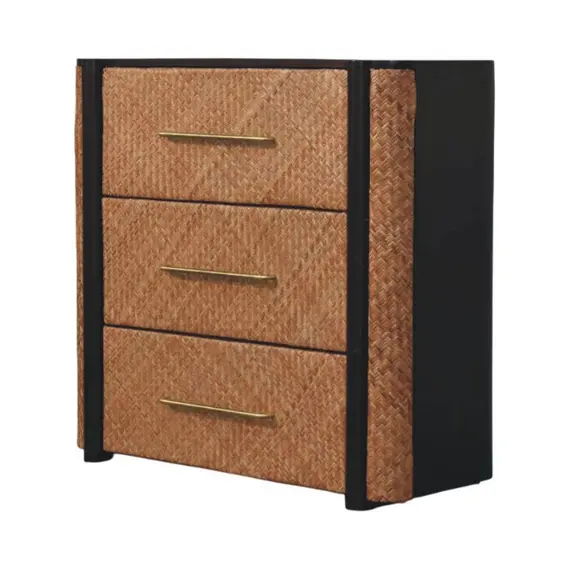 Buy Havana Weave 3 Drawer Chest, 2 image