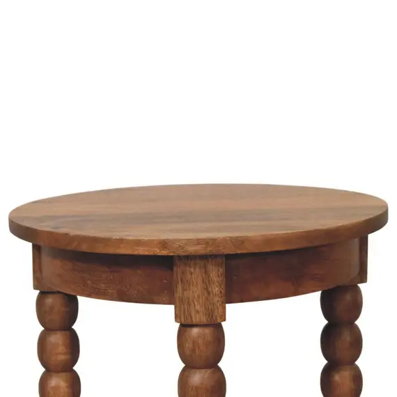 Buy Spindle Round Side Table, 4 image