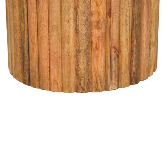 Buy Fluted Marble Side Table, 7 image