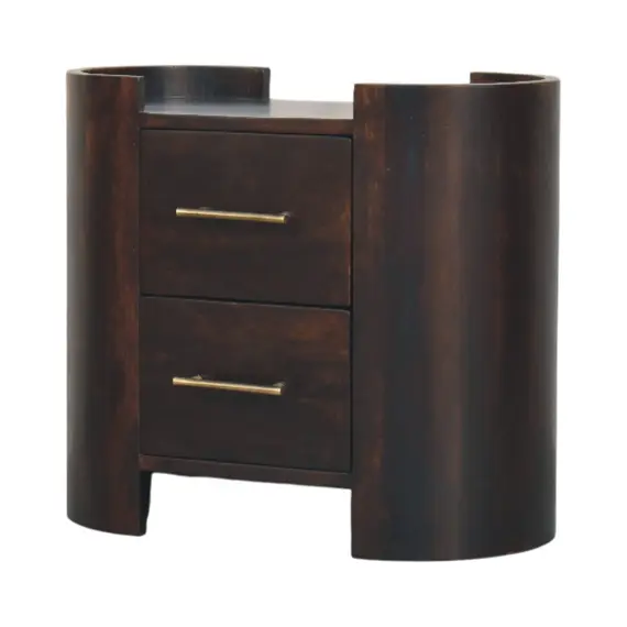 Buy Valencia Two-Drawer Bedside Table, 2 image
