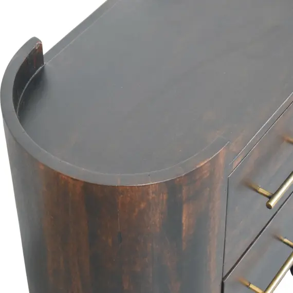 Buy Valencia Two-Drawer Bedside Table, 6 image