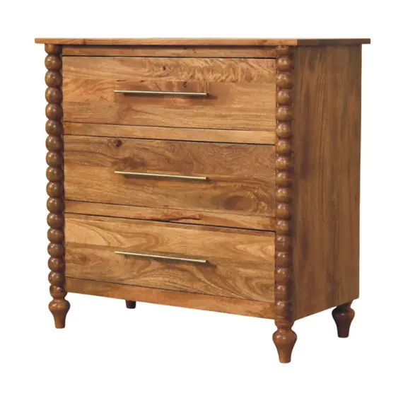 Buy Spindle 3-Drawer Chest, 2 image