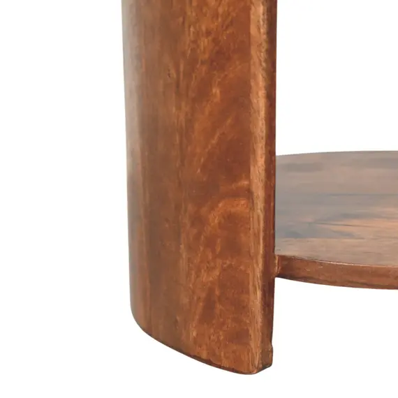 Buy Savoy Leather Stool, 6 image