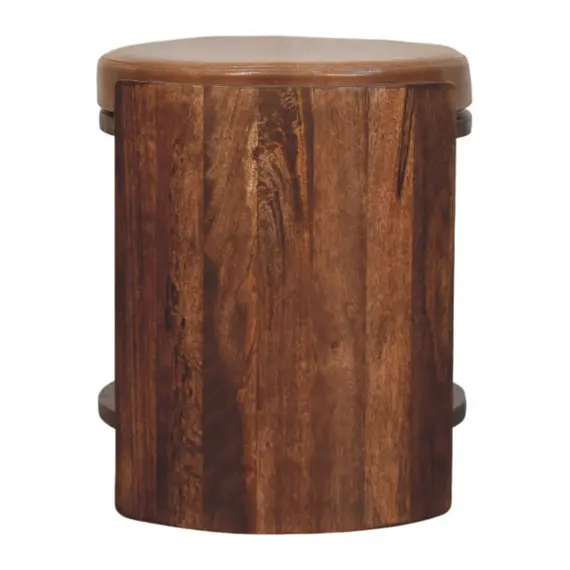 Buy Savoy Leather Stool, 7 image