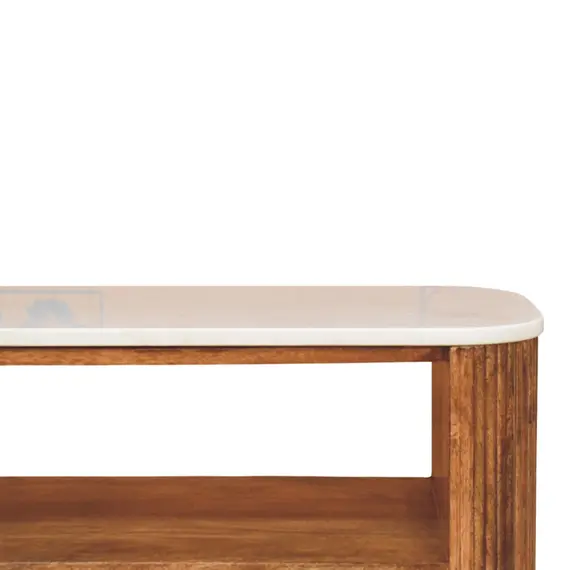 Buy Beaumont Marble Shoe Bench, 4 image