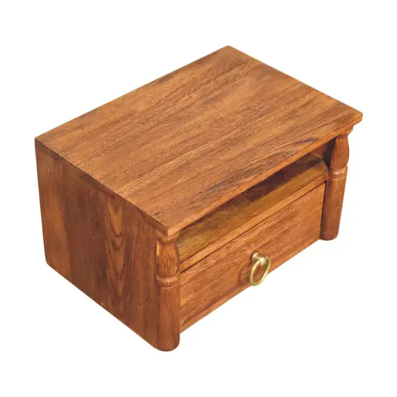 Buy Turned Pillar Wall Nightstand, 5 image