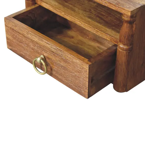 Buy Turned Pillar Wall Nightstand, 6 image