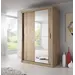 Buy Arti 4 - 2 Sliding Door Wardrobe 150cm, Colour: Black Matt, 3 image
