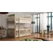 Buy Cris Wooden Bunk Bed with Cot Bed, Colour: White Matt, Mattresses: Without Mattresses, 3 image