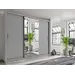 Buy Idea 01 - 3 Sliding Door Wardrobe 250cm, Colour: Grey Matt