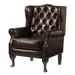 Buy Dorchester PU Arm Chair Brown, Colour: Brown