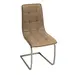 Buy Olivia PU Chairs Chrome & Brown, Colour: Brown