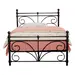 Buy Separo Single Bed Black, Colour: Black