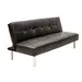 Buy Venus PVC Sofa Bed Brown, Colour: Brown