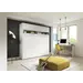 Buy CP-04 Horizontal Wall Bed Concept Pro 140cm with Over Bed Unit, Colour: White Gloss, Mattresses: Without Mattresses, Size: Double, 3 image